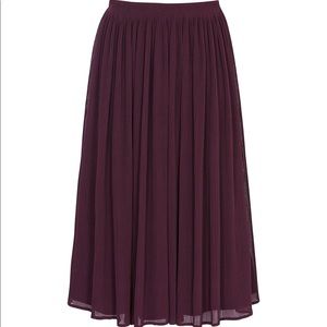 Reiss pleat skirt